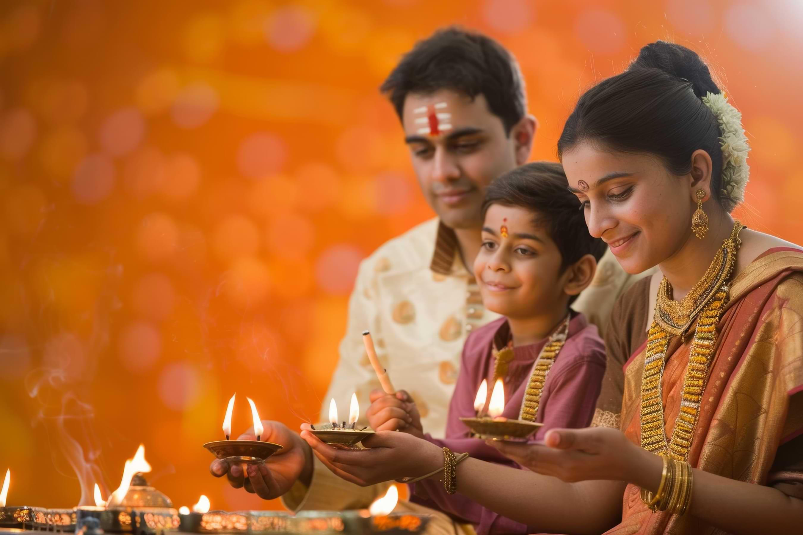 Traditional Vedic Puja Ceremony